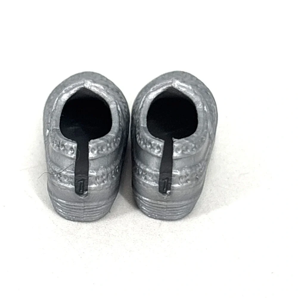Barbie Little Sister STACIE Silver Shoes Oxford Fits Petite Foot